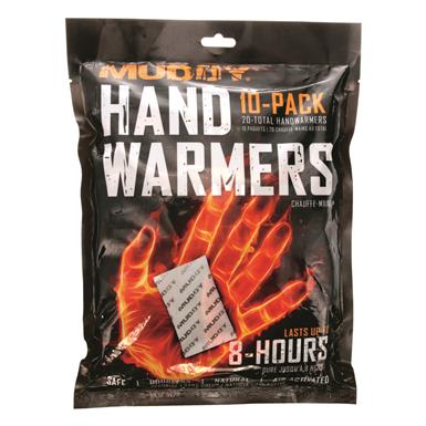 Muddy Disposable Hand Warmers, 10-pack