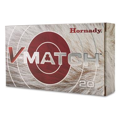 Hornady V-Match, 6mm Creedmoor, ELD-VT, 80 Grain, 20 Rounds