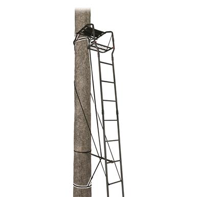 Guide Gear 15’ Single Shot Single Person Ladder Stand w/ Grip Jaw System