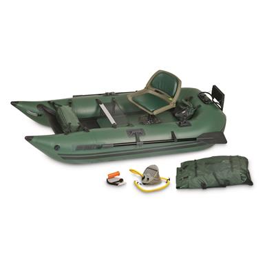 Sea Eagle Frameless Pontoon Inflatable Fishing Boat with Pro Package
