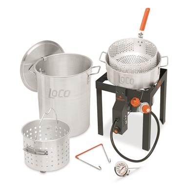 LoCo Cookers 30 Qt Boil/Fry/Steam Kit