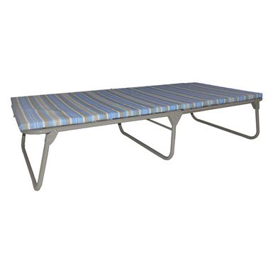 Blantex XB-6 Extra Wide Foldable Economy Steel Cot with Mattress