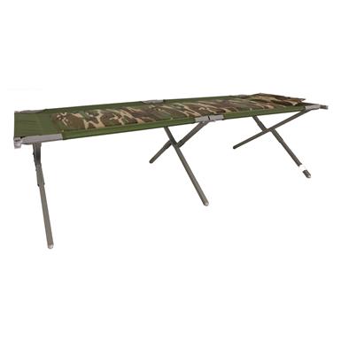 Blantex XT-3 Oversized Army Cot with Foam Pad and Pillow, Woodland Camo