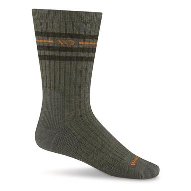 Wide Open by Darn Tough Men's Vintage Cushioned Crew Socks
