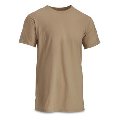 U.S. Military Surplus Cotton T-shirts, 6 Pack, New