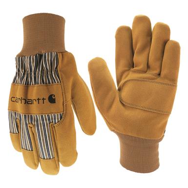 Carhartt Synthetic Suede Knit Cuff Work Gloves