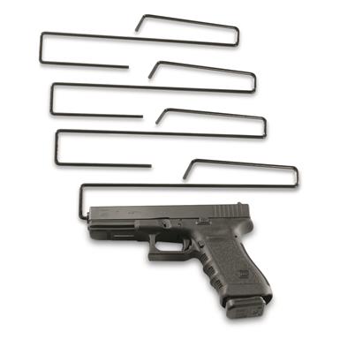 Lockdown Shelf Handgun Rack, 4 Pack
