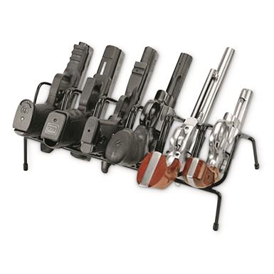 Lockdown 6-Handgun Storage Rack, Muzzle Up