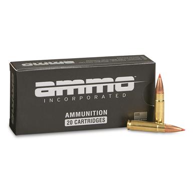 Ammo Inc. HUNT LR, 300 BLK, Hornady V-MAX, 110 Grain, 20 Rounds