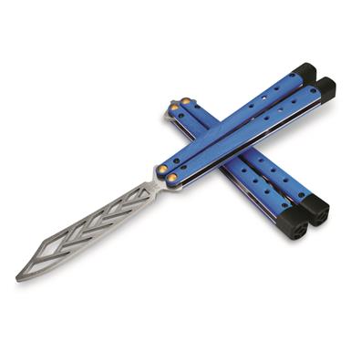 Benchmade 99T Necron Bali-Song Knife Trainer, Blue G10