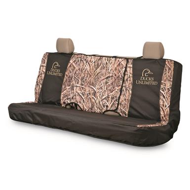 Ducks Unlimited Full Size Bench Seat Cover, Mossy Oak Blades