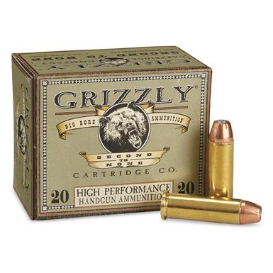 Grizzly Cartridge Co. High Performance Handgun, .38 Special, JHP, 125 Grain, 20 Rounds