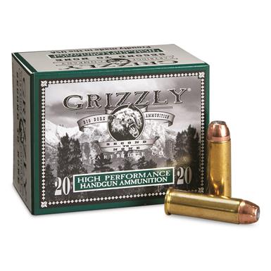 Grizzly Cartridge Co. High Performance Handgun, .41 Rem. Mag., JHP, 210 Grain, 20 Rounds
