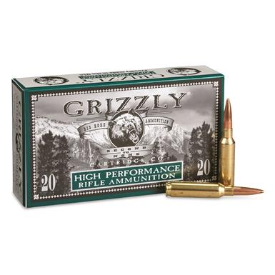 Grizzly Cartridge Co. High Performance Rifle, 6.5mm Creedmoor, HPBT, 140 Grain, 20 Rounds