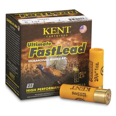 Kent Ultimate Fast Lead Shotshells, 20 Gauge, 2 3/4", 1 oz., 25 Rounds