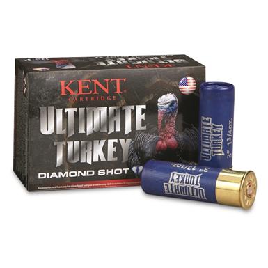 Kent Ultimate Turkey Shotshells, 12 Gauge, 3", 1 3/4 oz., 10 Rounds