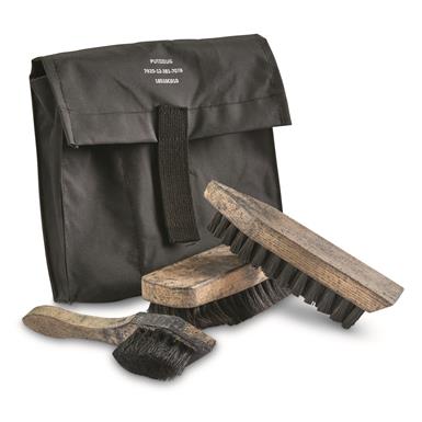 German Military Surplus Shoe Cleaning Kits, 4 Pack, Used