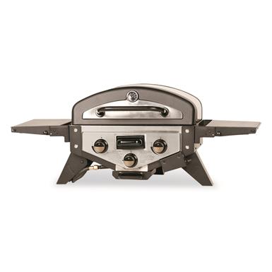 Masterbuilt Tabletop Stainless Steel Propane Grill and Smoker
