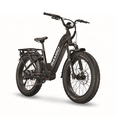 Rambo Savage 2.0 750W E-Bike, Matte Black