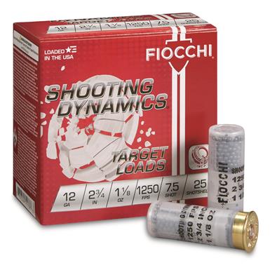 Fiocchi Shooting Dynamics Target Loads, 12 Gauge, 2 3/4