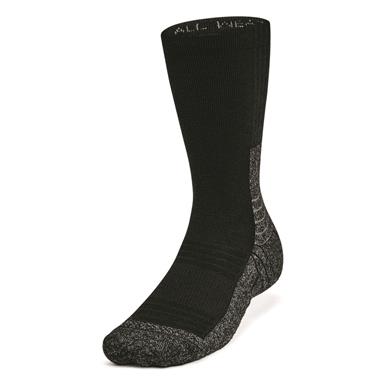 Under Armour Unisex All Weather Wool Boot Socks, One Pair
