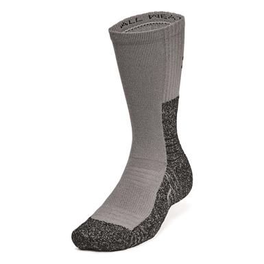 Under Armour Unisex All Weather Wool Boot Socks, One Pair