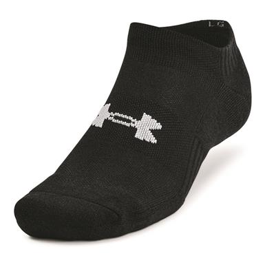 Under Armour Unisex Cotton Training No Show Socks, 6 Pairs