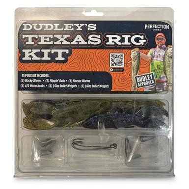 Perfection Lures Dudley's 35 Piece Texas Rig Kit