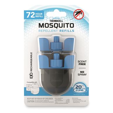 Thermacell Mosquito Repellent, Rechargeable Refills, 72 Hours, 2 Pack