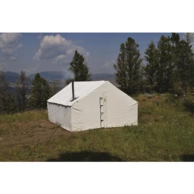 Montana Canvas 12' x 17' Canvas Wall Tent and Aluminum Frame Combo