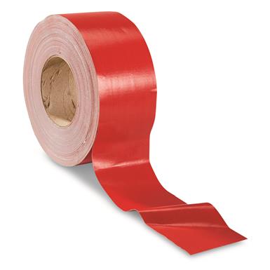 U.S. Military Surplus 3" Duct Tape, Red, New