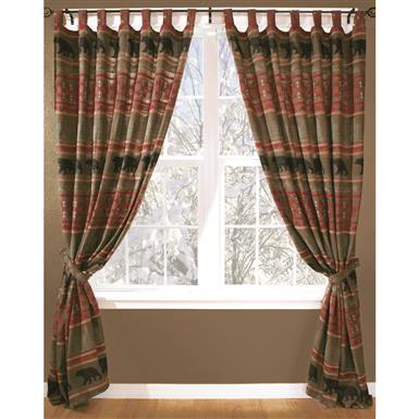 Carstens Bear Country Drapes, 54"x84"