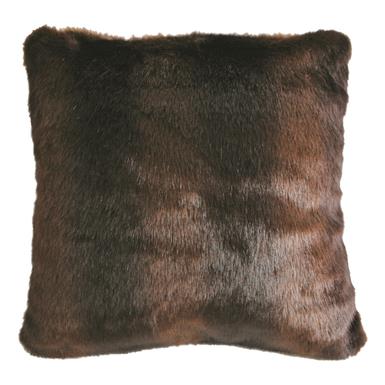 Carstens Bear Fur Pillow, 18"x18"
