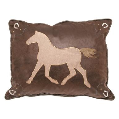 Carstens Lucky Horse Western Throw Pillow 16"x20"