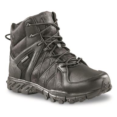 Reebok Men's Trailgrip 6" Side Zip Waterproof Tactical Boots, Black Digi Camo