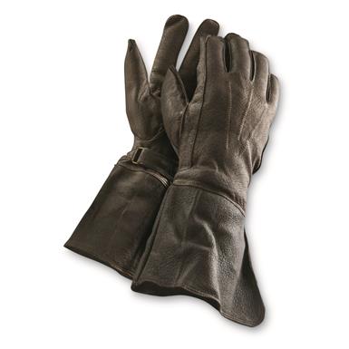 Hungarian Military Surplus Police Motorcycle Gloves, Used