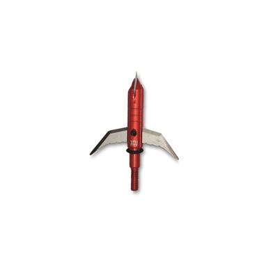 Xecutioner Expandable 2-Blade BIG RED Broadhead, 75 Grain, 6 Pack