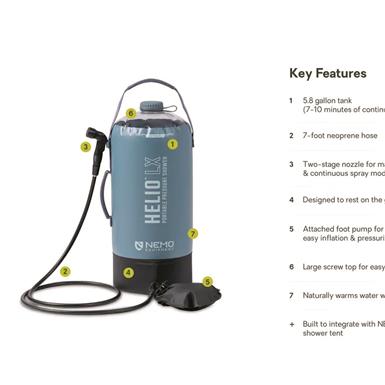 NEMO Helio LX Pressure Shower