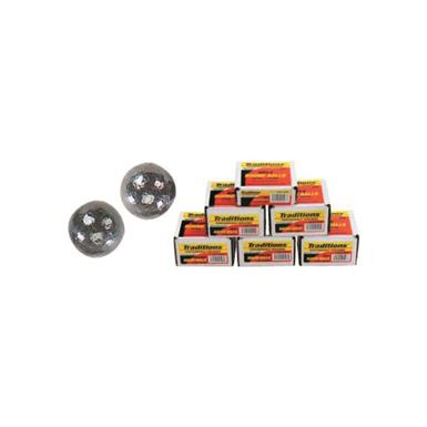 Traditions Rifle Lead Round Balls, .50 cal, 100 pack