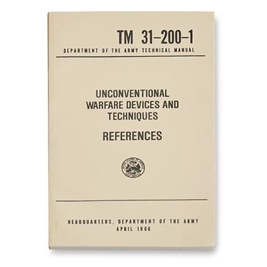 U.S. Military Army Unconventional Warfare Devices and Techniques Manual, New