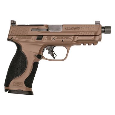 Smith & Wesson M&P9 M2.0 Metal FDE, Semi-auto, 9mm, 4.625" Thr. Barrel, 17+1 Rds.