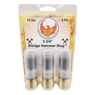 Phoenix Rising Sledge Hammer Hollow Point Slug, 12 Gauge, 2 3/4