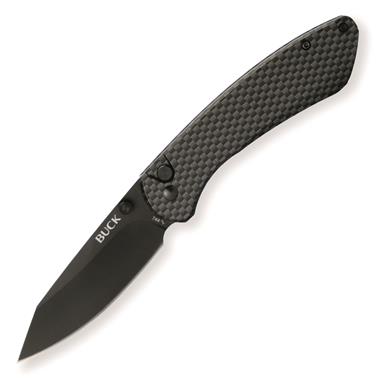 Buck Knives 744 Sovereign Folding Knife, Carbon Fiber