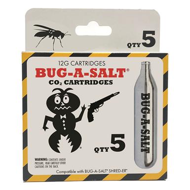 Bug-A-Salt Shred-er CO2 Cartridges, 5 Pack