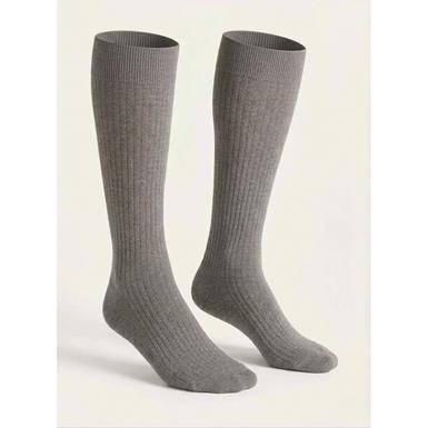 Italian Military Surplus 100% Cotton Dress Socks, 6 Pairs, New