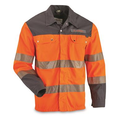 Italian Military Surplus Hi Vis Work Jacket, Used