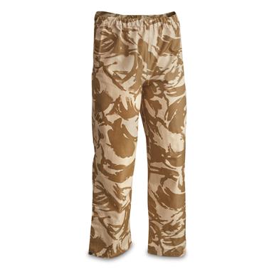 Romanian Military Surplus Waterproof Rain Pants, New