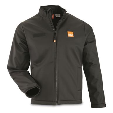 British Municipal Surplus Zip Front Softshell Fleece Jacket, New