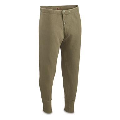 Hungarian Military Surplus Fleece Sweatpants, Used
