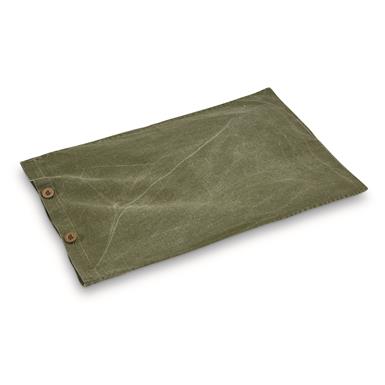 Italian Military Surplus Cotton Pillow Case, Like New